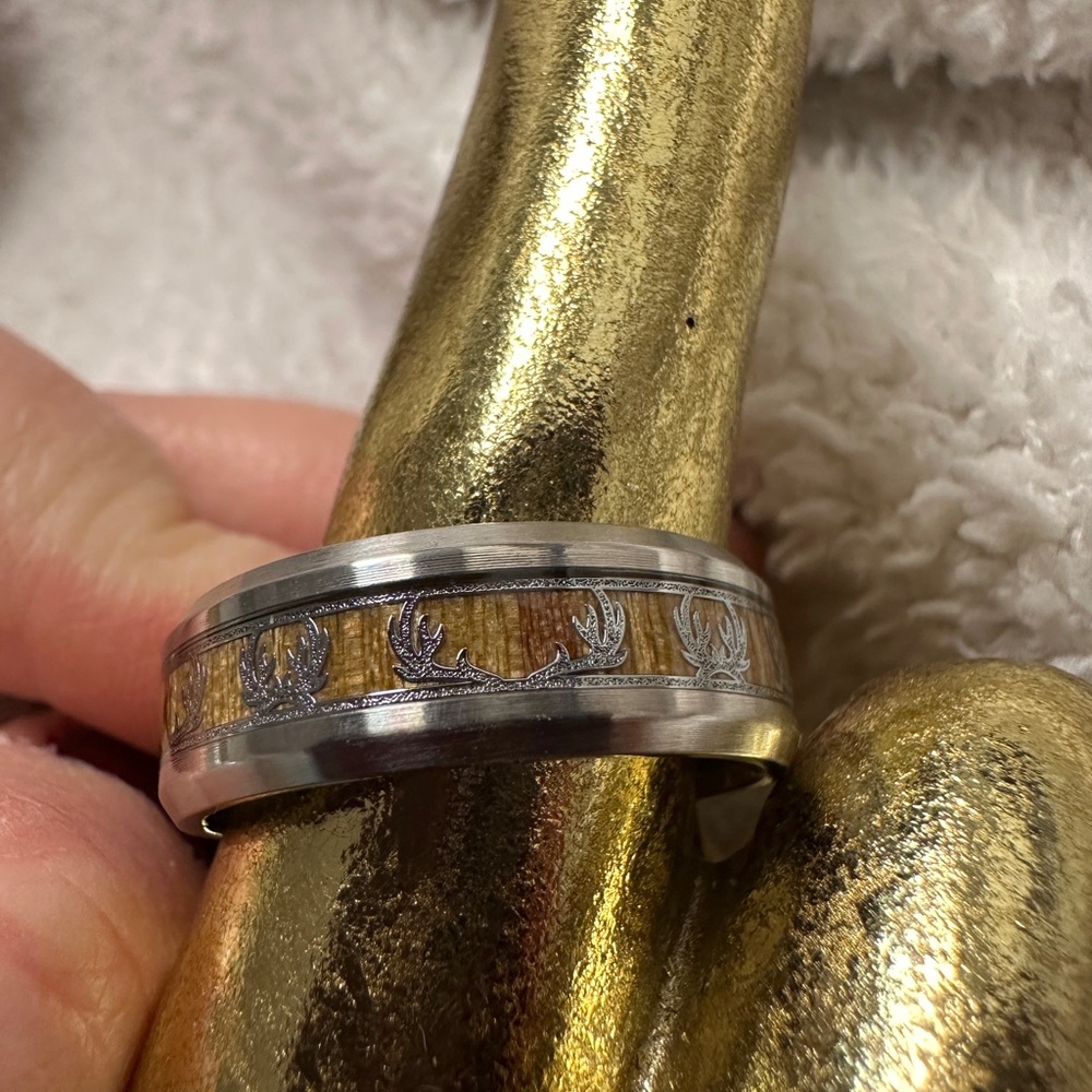 Silver and Gold Men's Ring